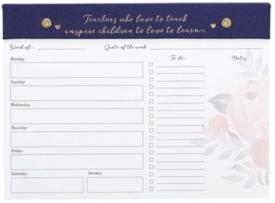9781642722581 Undated Weekly Desktop Day Planner Calendar