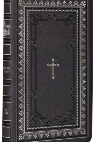 9781642728972 KJV Holy Bible Standard Size Faux Leather Red Letter Edition Thumb Index & Ribbo