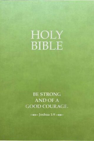 9798887691992 Sword Bible Large Print Be Strong And Courageous Life Verse Edition