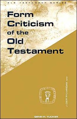 9780800601775 Form Criticism Of The Old Testament