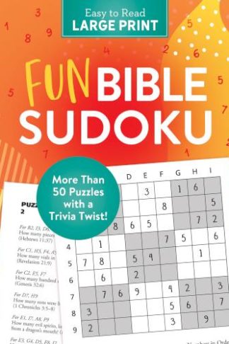 9781636091648 Fun Bible Sudoku Easy To Read Large Print (Large Type)