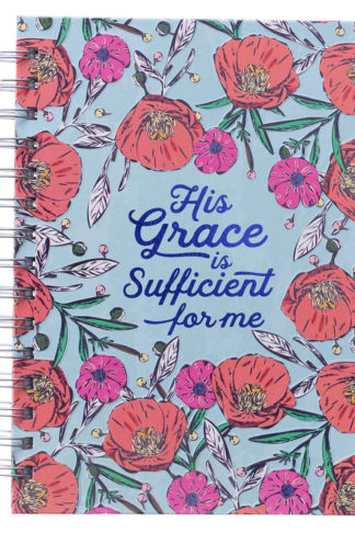 His Grace Large Wirebound Journal